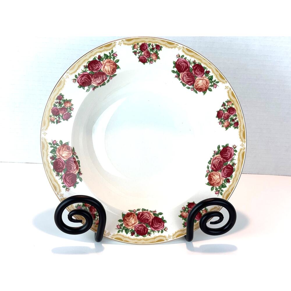 Sydney Roses Farberware Soup Bowls – Set of 2 – Vintage Floral Elegance